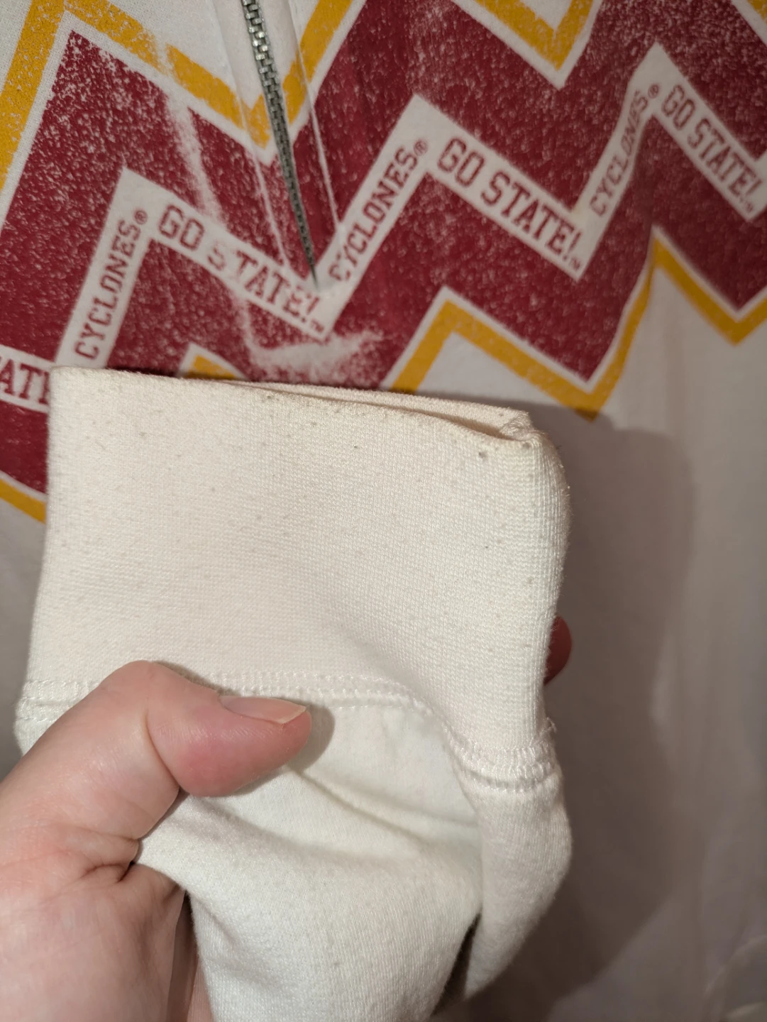 Iowa State University Camp David Quarter Zip Sweatshirt - photo 3