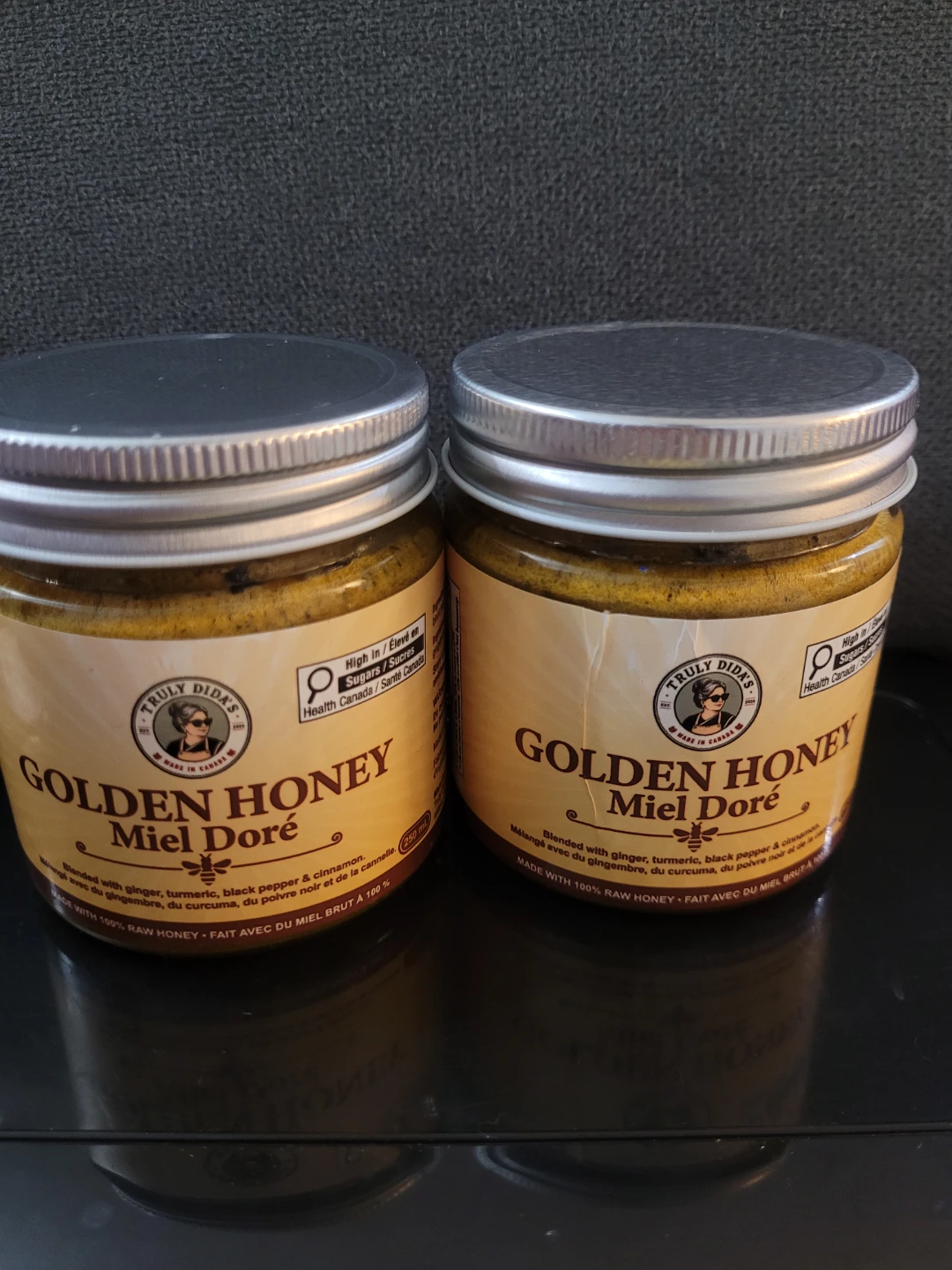 2 Jars Truly Dida's Golden Honey $10 per jar