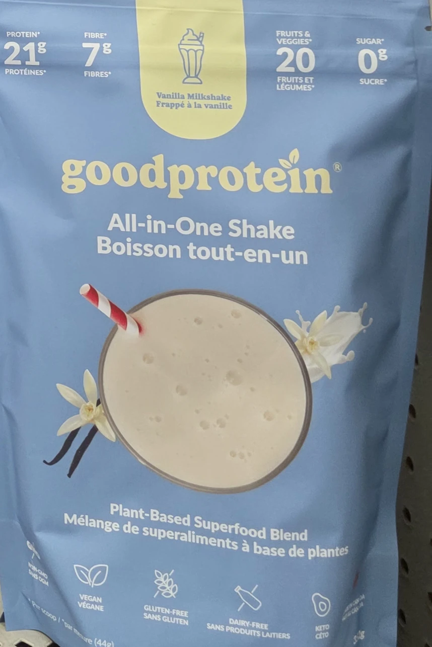 GoodProtein Vanilla Milkshake All-in-One Shake