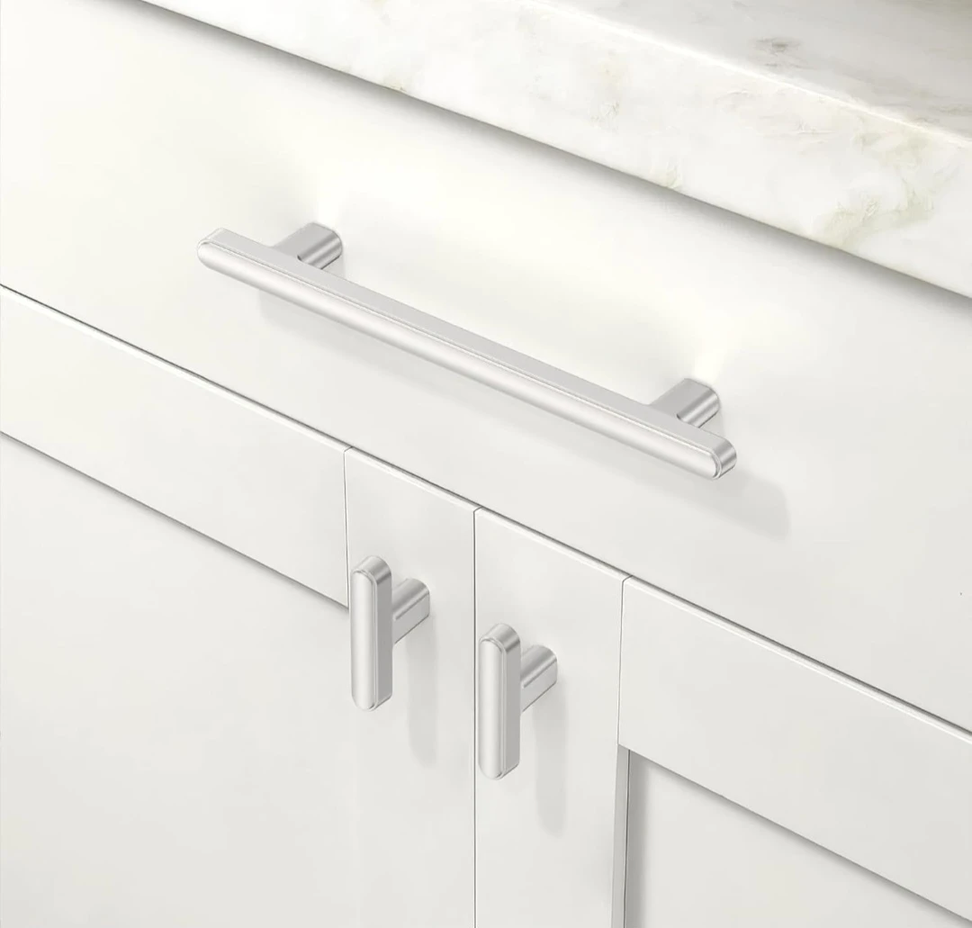 Brushed Nickel Cabinet Handles - photo 3