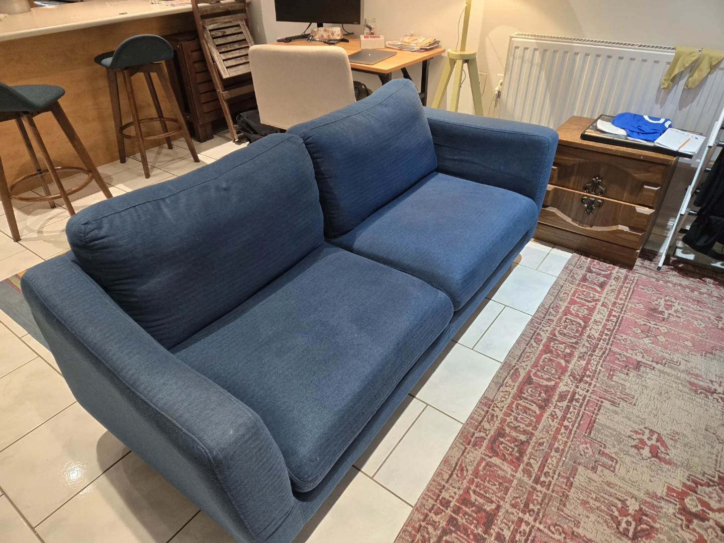 Blue Fabric couch