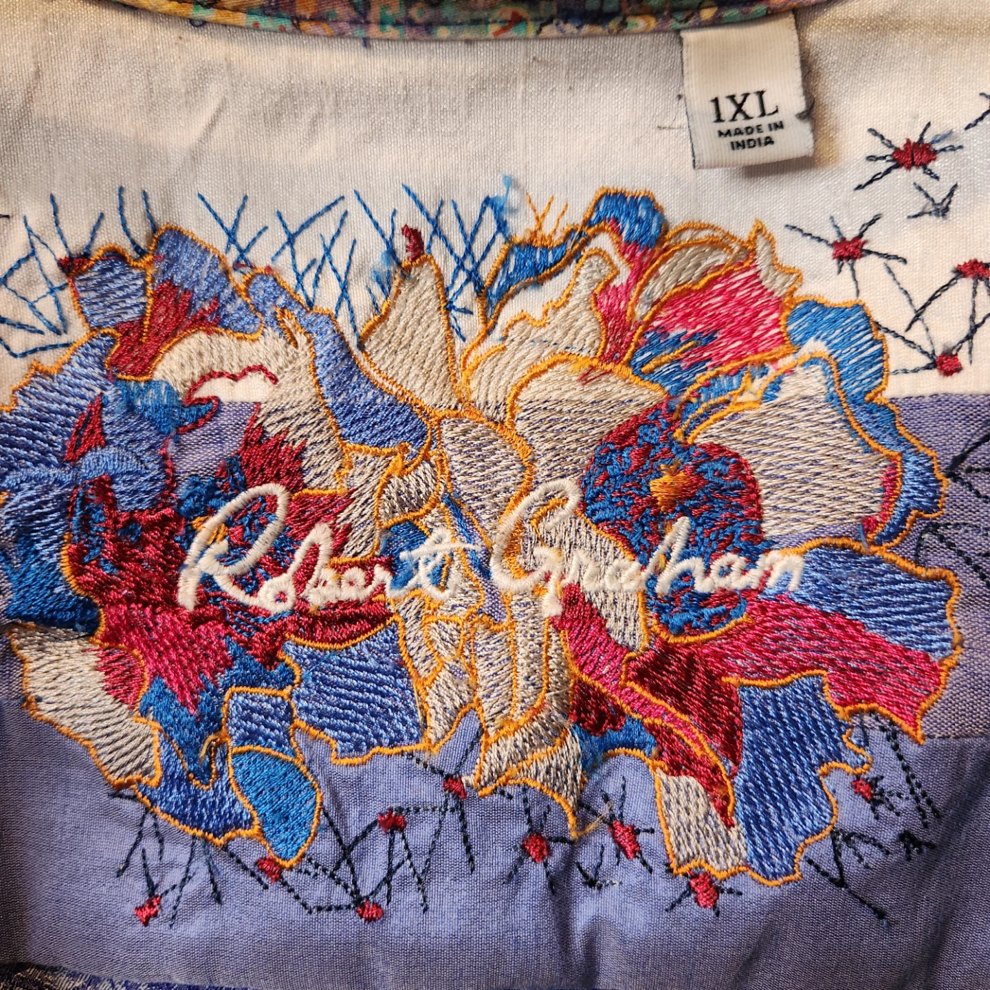 Robert Graham Purple Floral Long Sleeve Shirt - photo 4