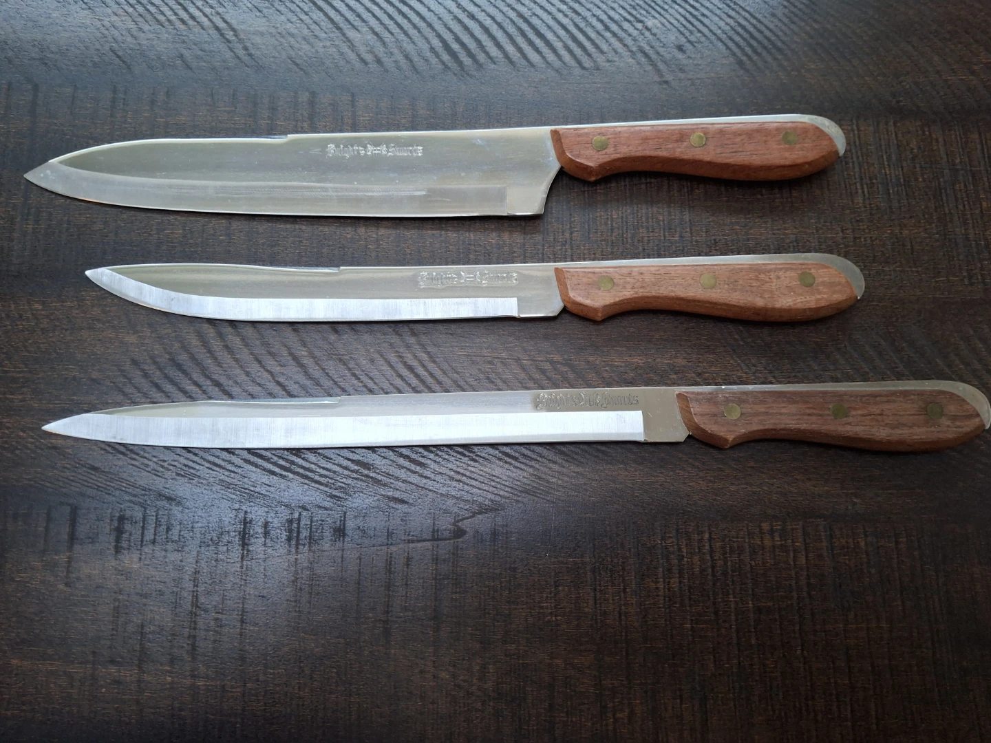 Vintage Knights of Swords Chef knives.