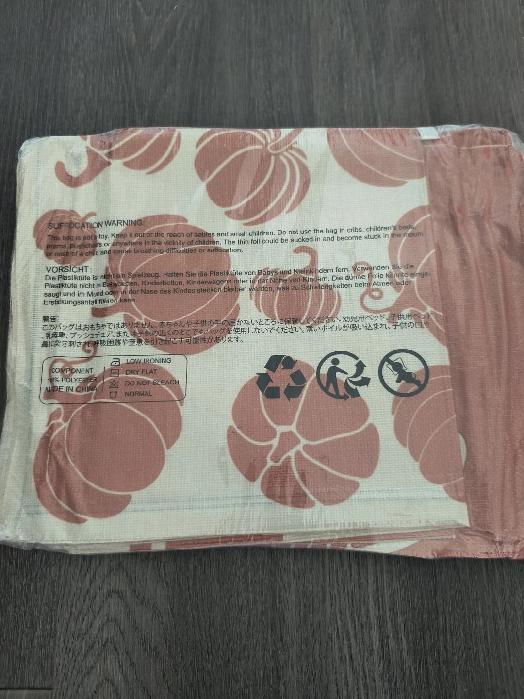 Set of 4 Pumpkin Pattern Cushion Covers, - photo 2