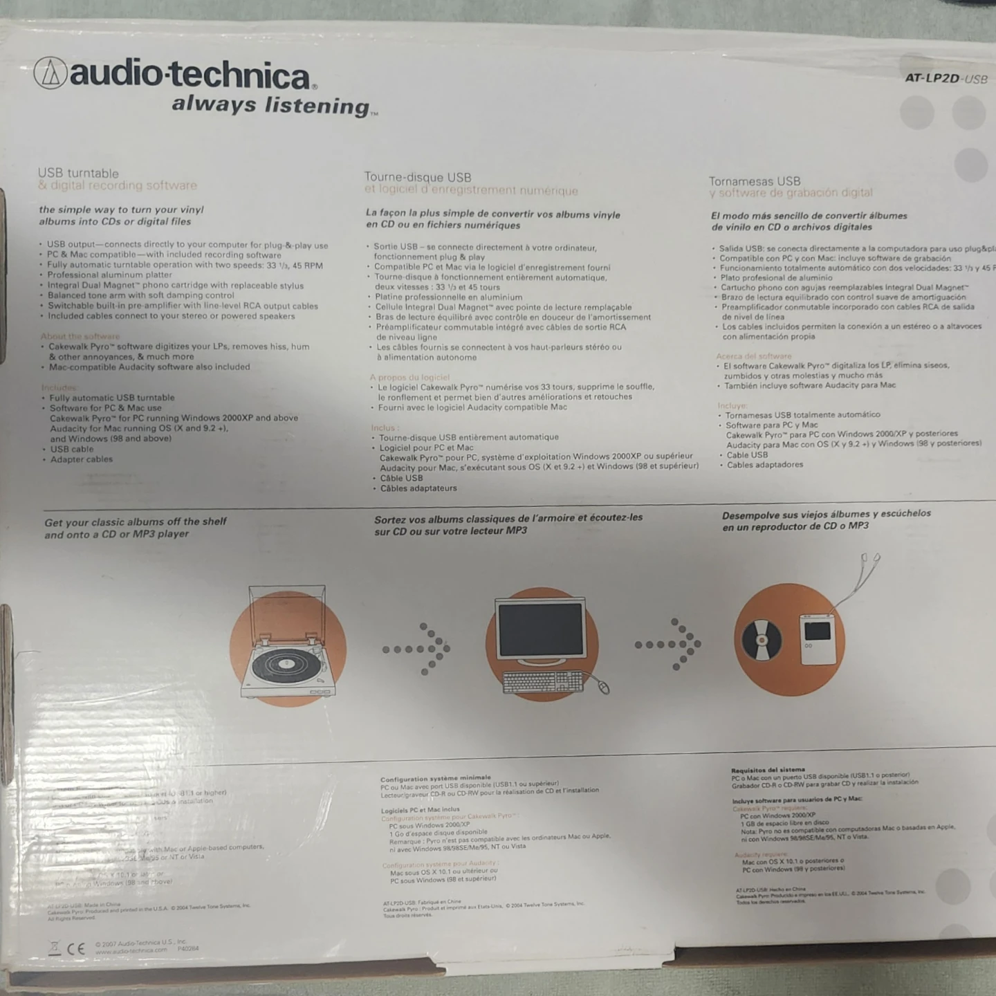 Audio-Technica AT-LP2D-USB Turntable - photo 5