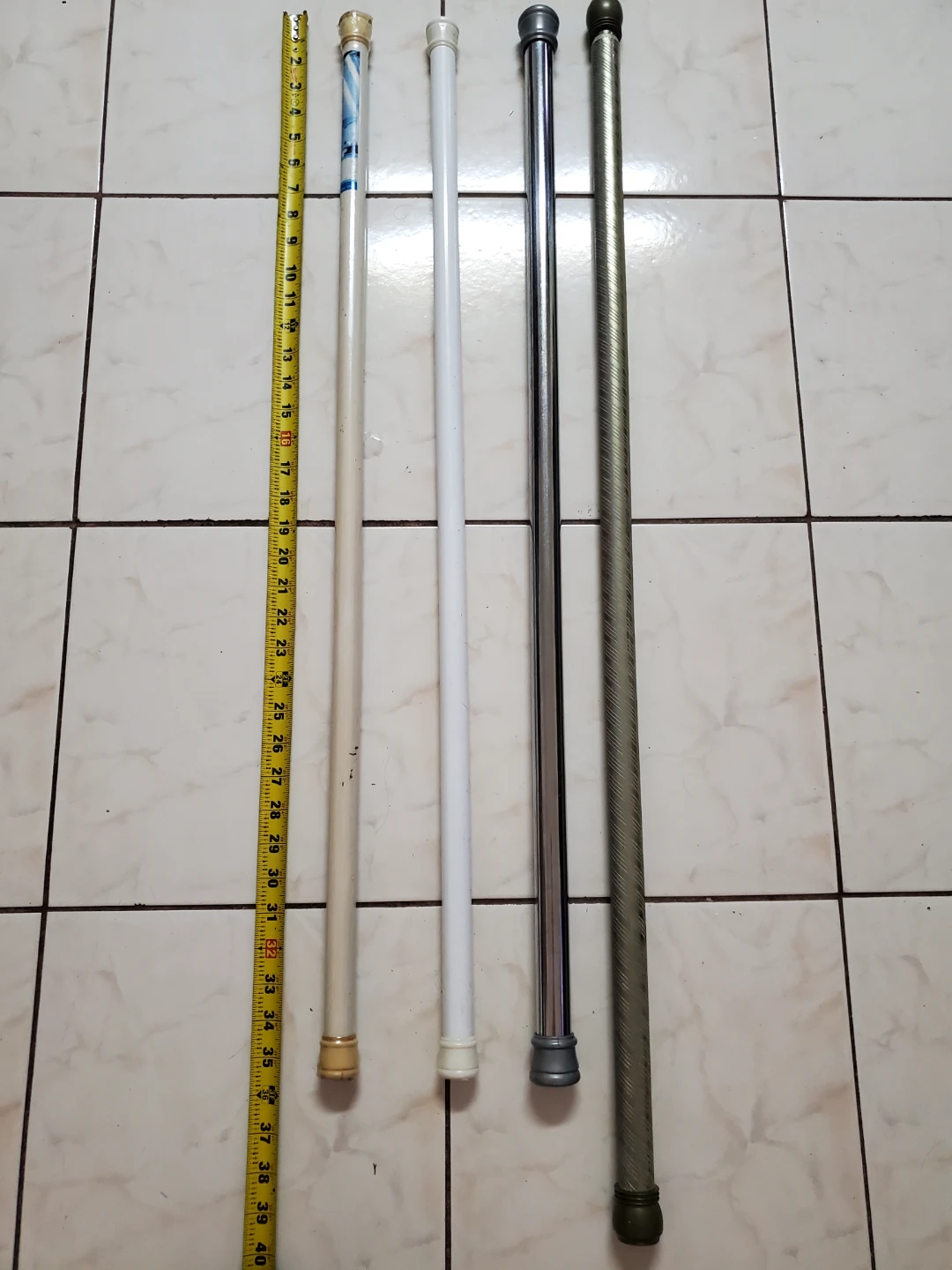 Four Assorted Shower Curtain Rods - photo 3
