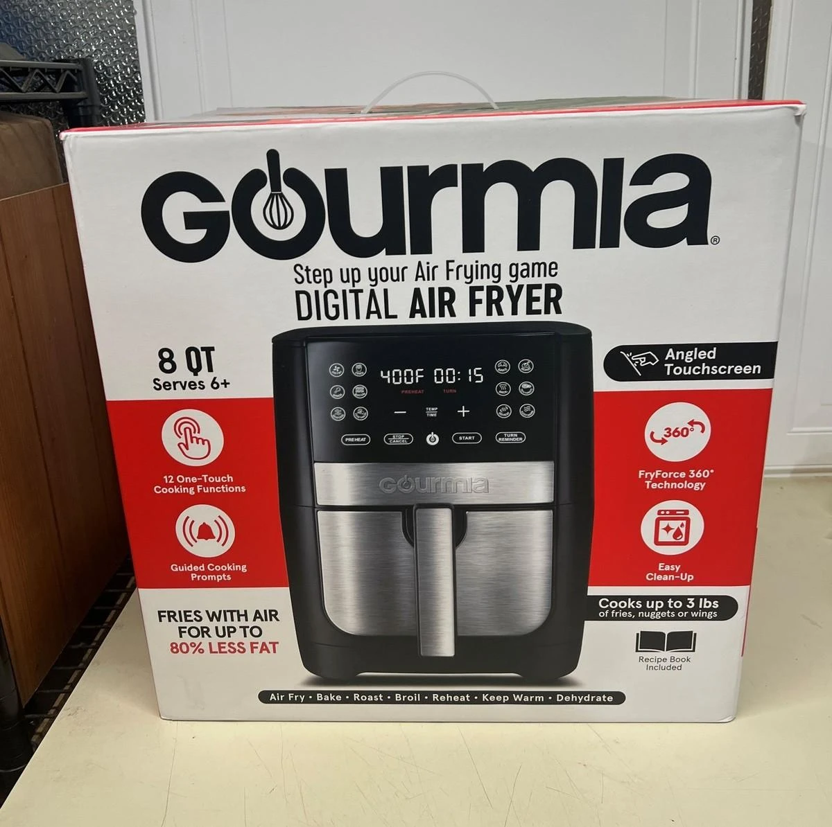 Gourmia 8 QT Digital Air Fryer - photo 3