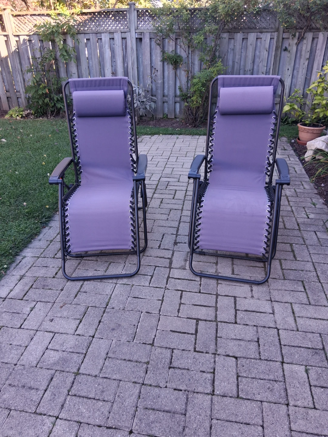 Two blue Zero Gravity Recliner Chairs - photo 2
