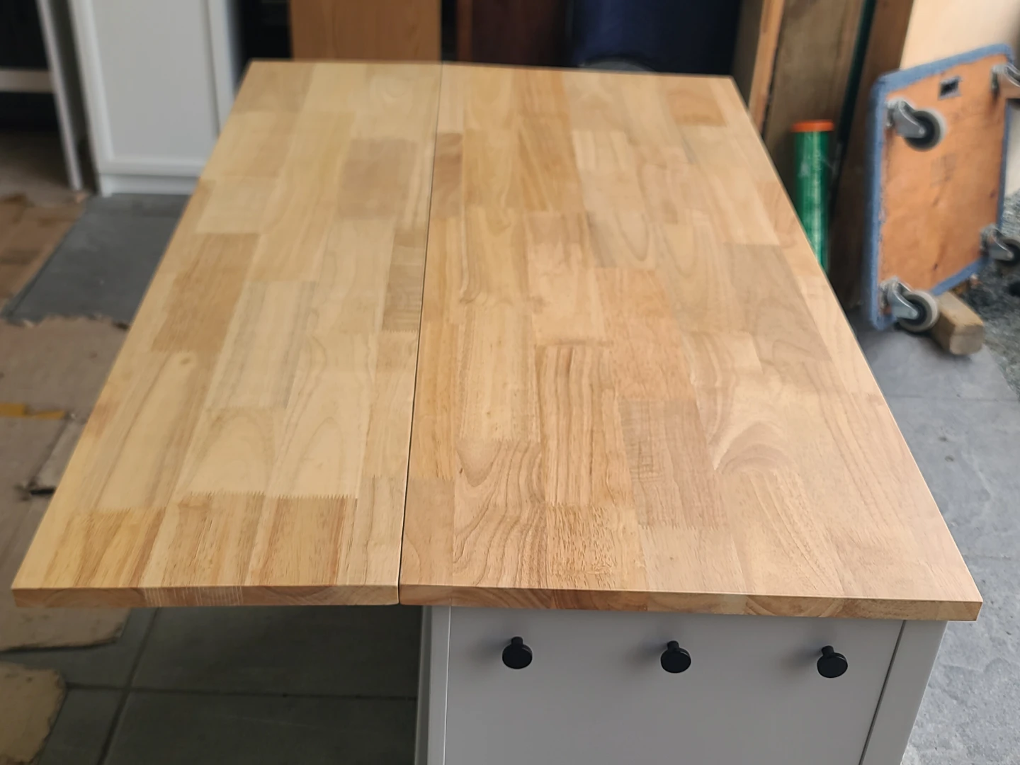 Kitchen Island with Drop Leaf - photo 5
