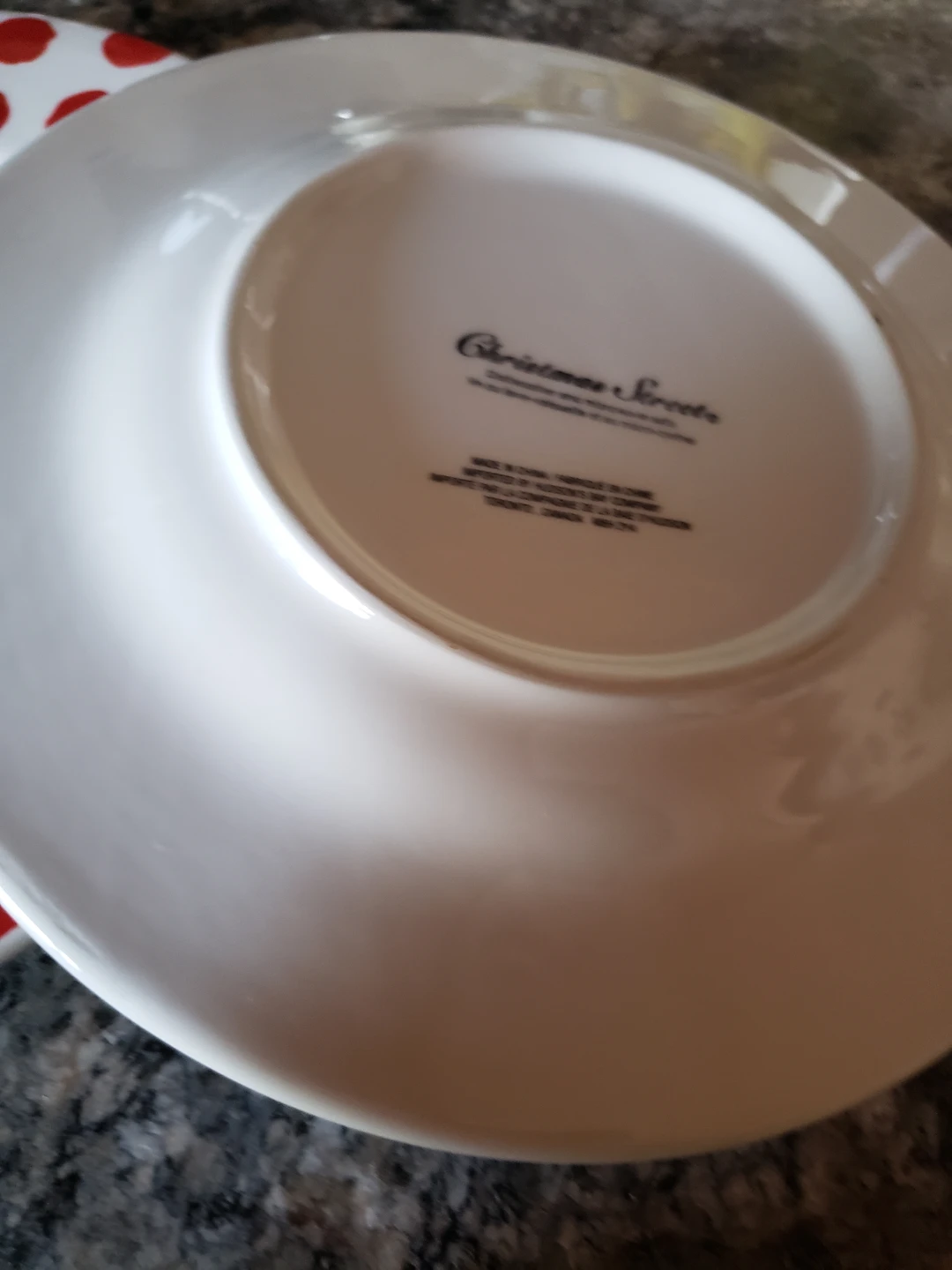 Christmas Street side plates - photo 3