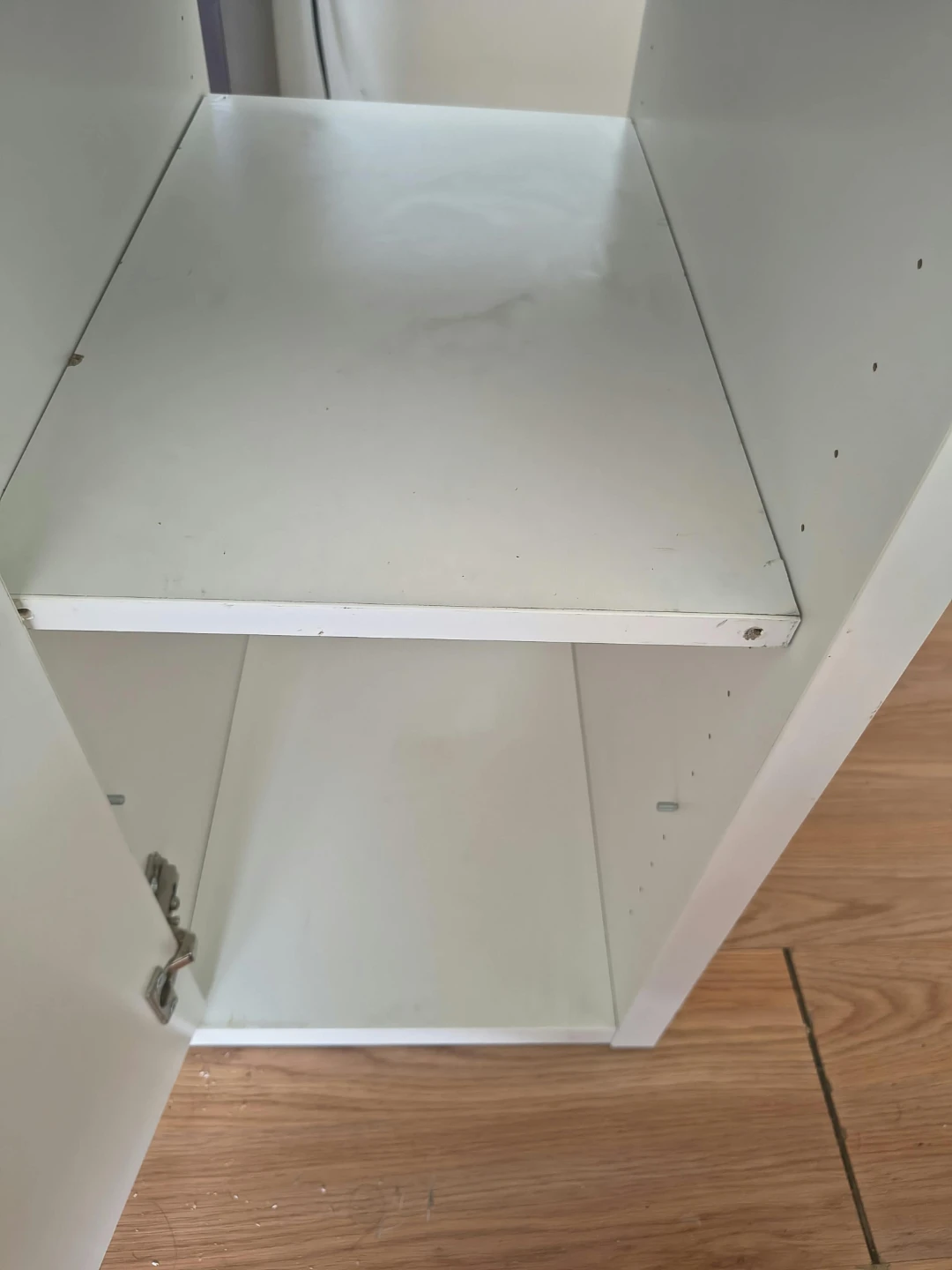White computer desk