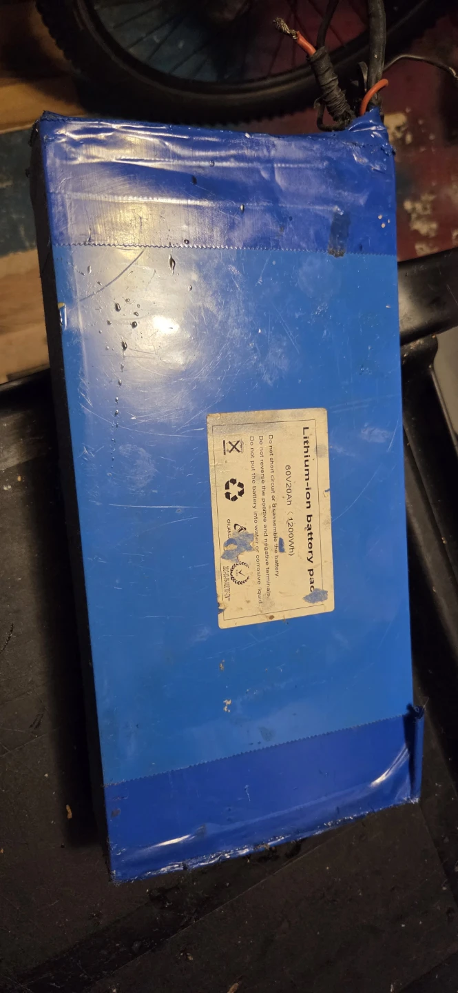Lithium 60v 20amp hrs battery