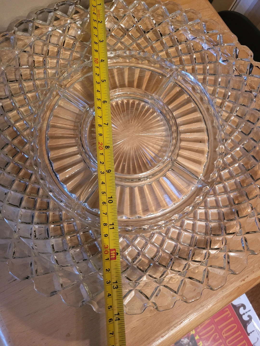 Vintage Anchor Hocking Waterford Glass Platter - photo 2
