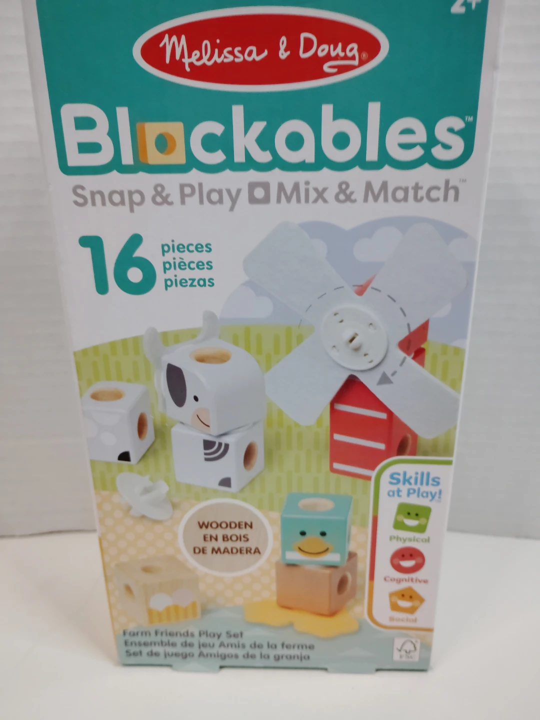 Melissa & Doug Blockables Farm Friends Play Set - photo 2