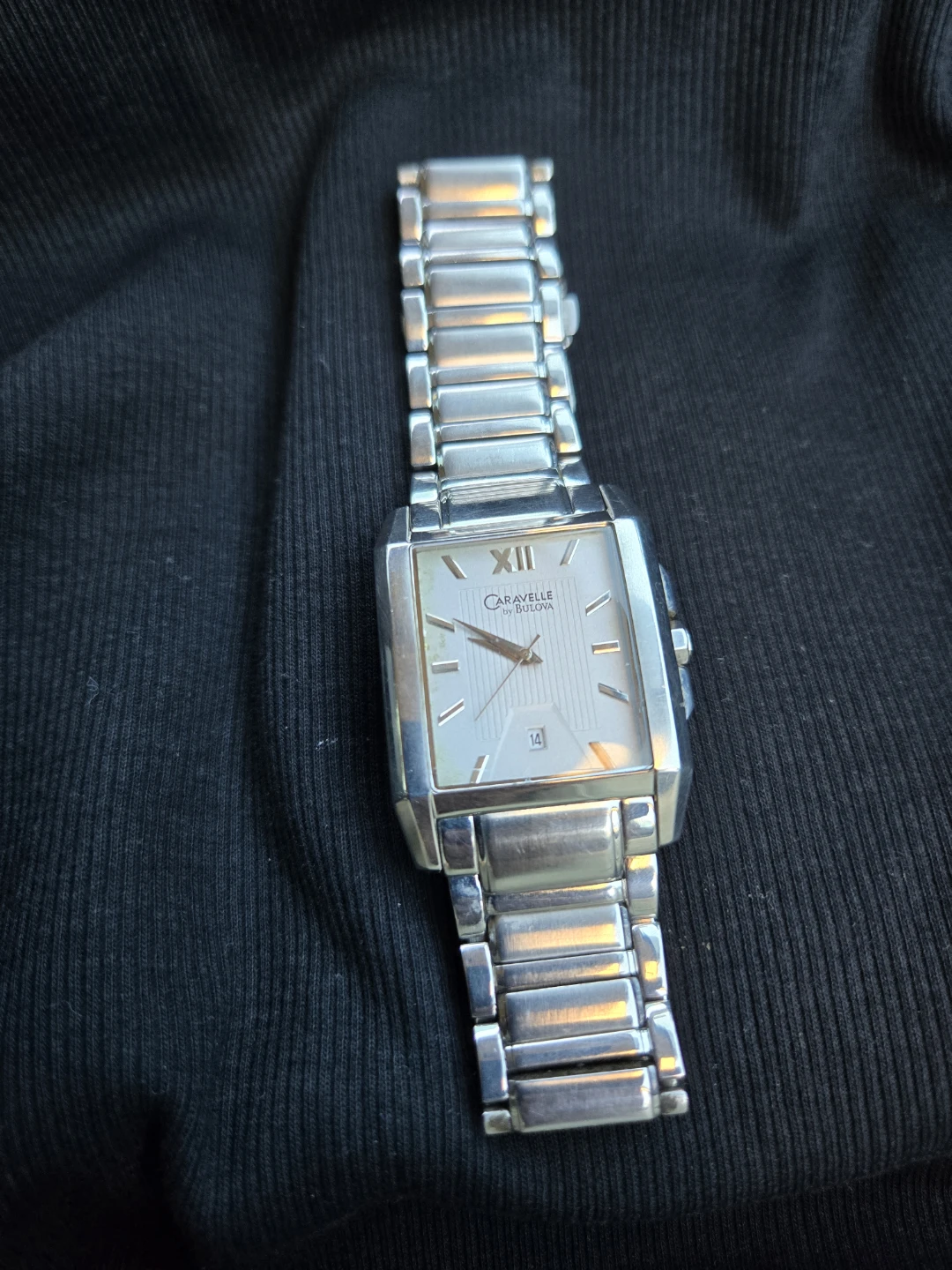 Caravelle by Bulova rectangular stainless steel watch - photo 4