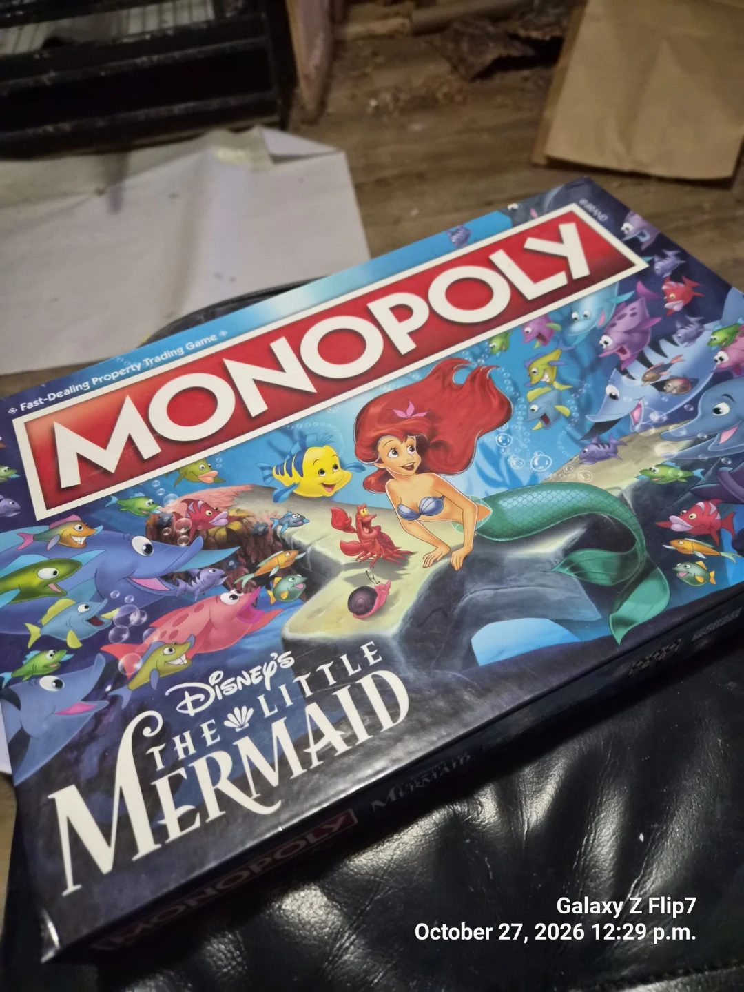 Disney The Little Mermaid Monopoly Game