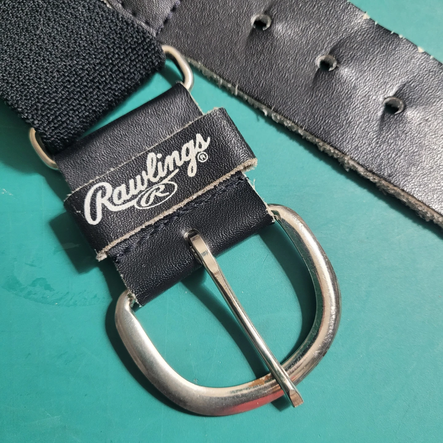 Rawlings Black Elastic Belt - Adjustable One Size Fits All - photo 2