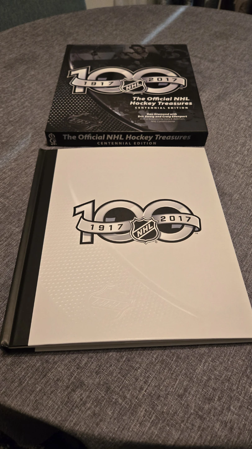 The Official NHL Hockey Treasures Centennial Edition Book