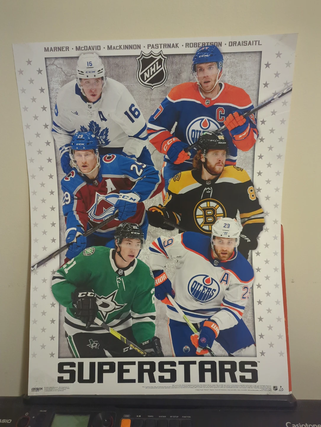 NHL Superstars Hockey Poster