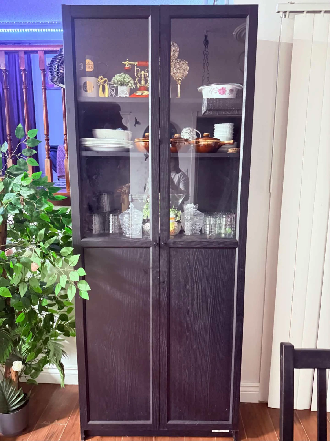 IKEA Billy Glass Door Cabinet