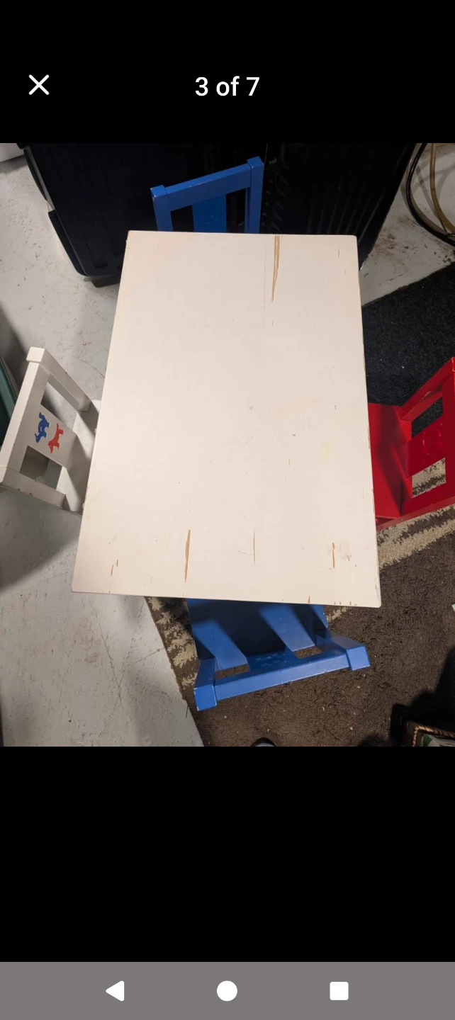 IKEA Mammut Kids Table and Chairs Set - photo 3