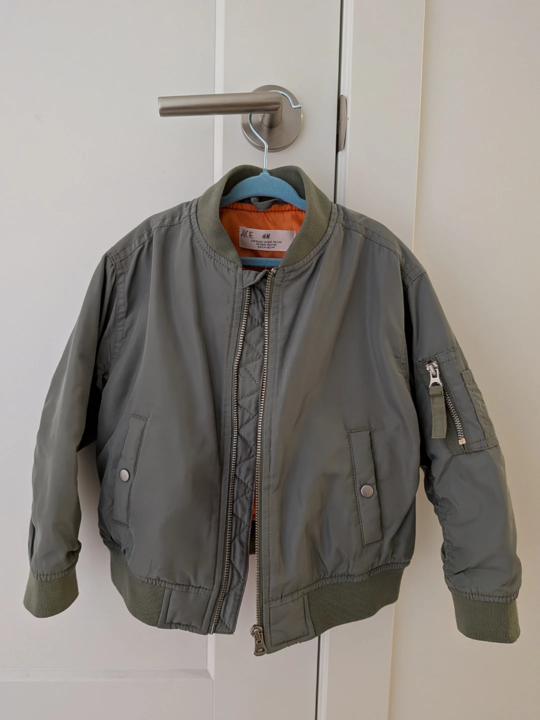 Stylish H&M Bomber Jacket – Size 3/4T