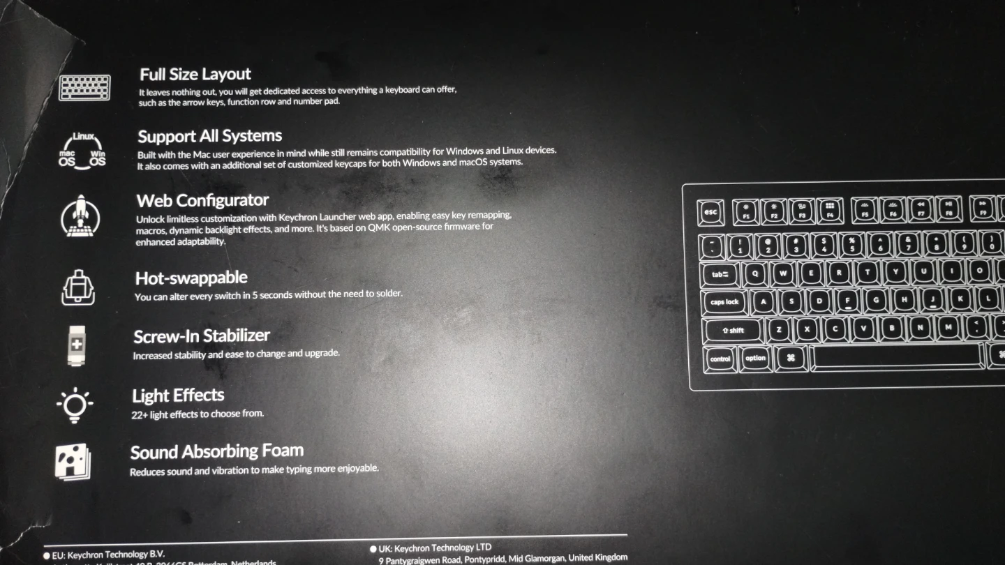 Keychron V6 Wired Mechanical Keyboard Brown Switch - photo 4