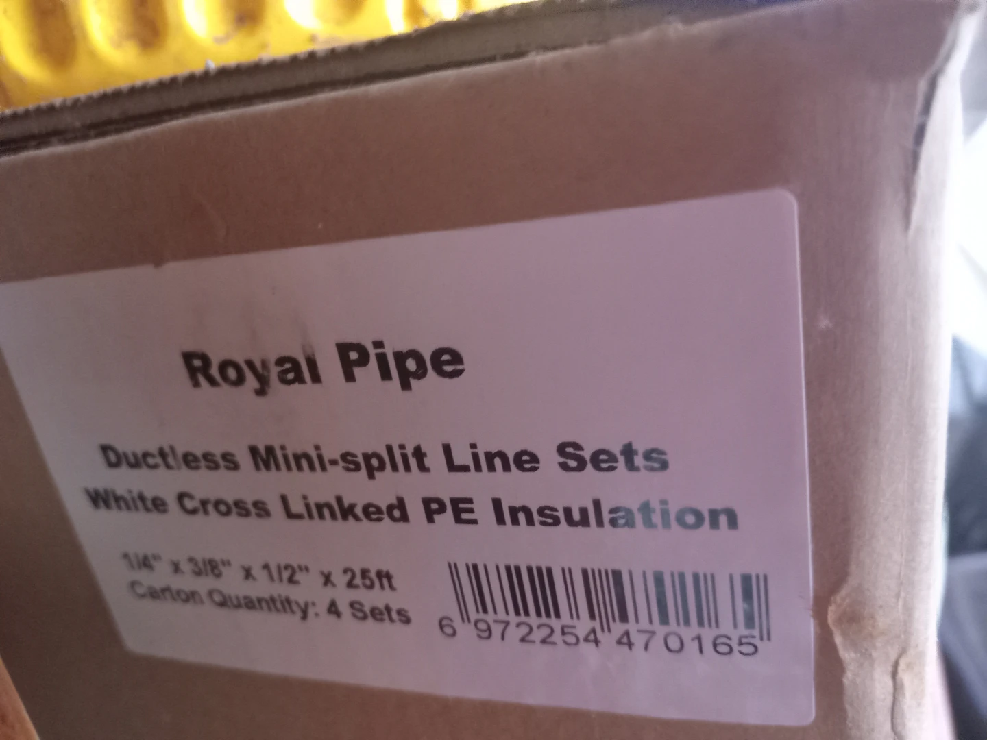 Royal Pipe Ductless Mini-split Line Sets