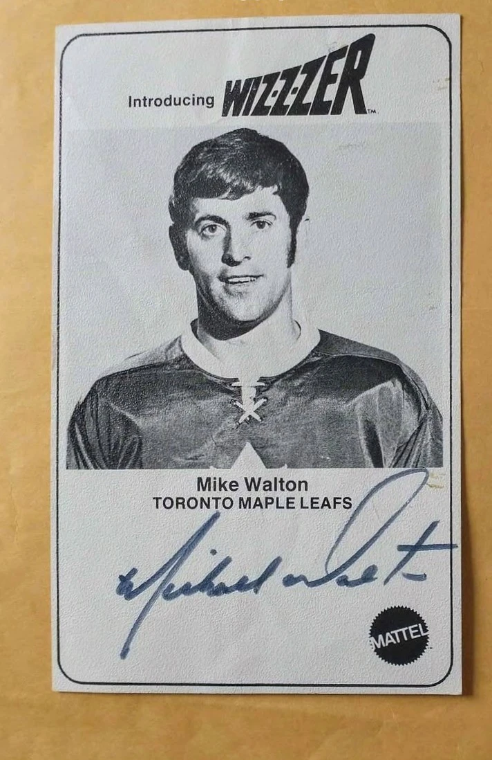 Mike Walton Toronto Maple Leafs Wizzzer Card