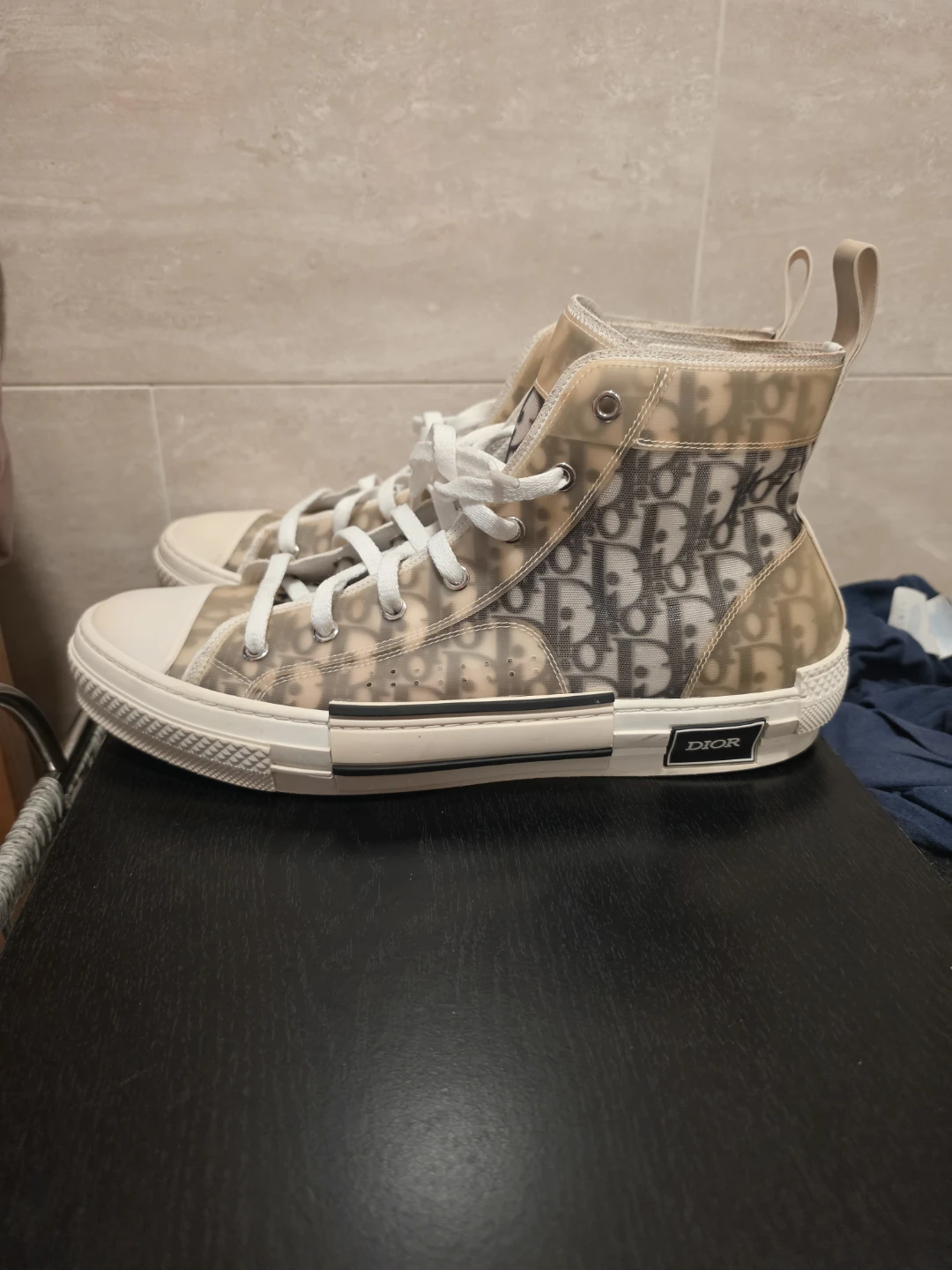 Dior B23 High Top Oblique Sneakers - photo 4