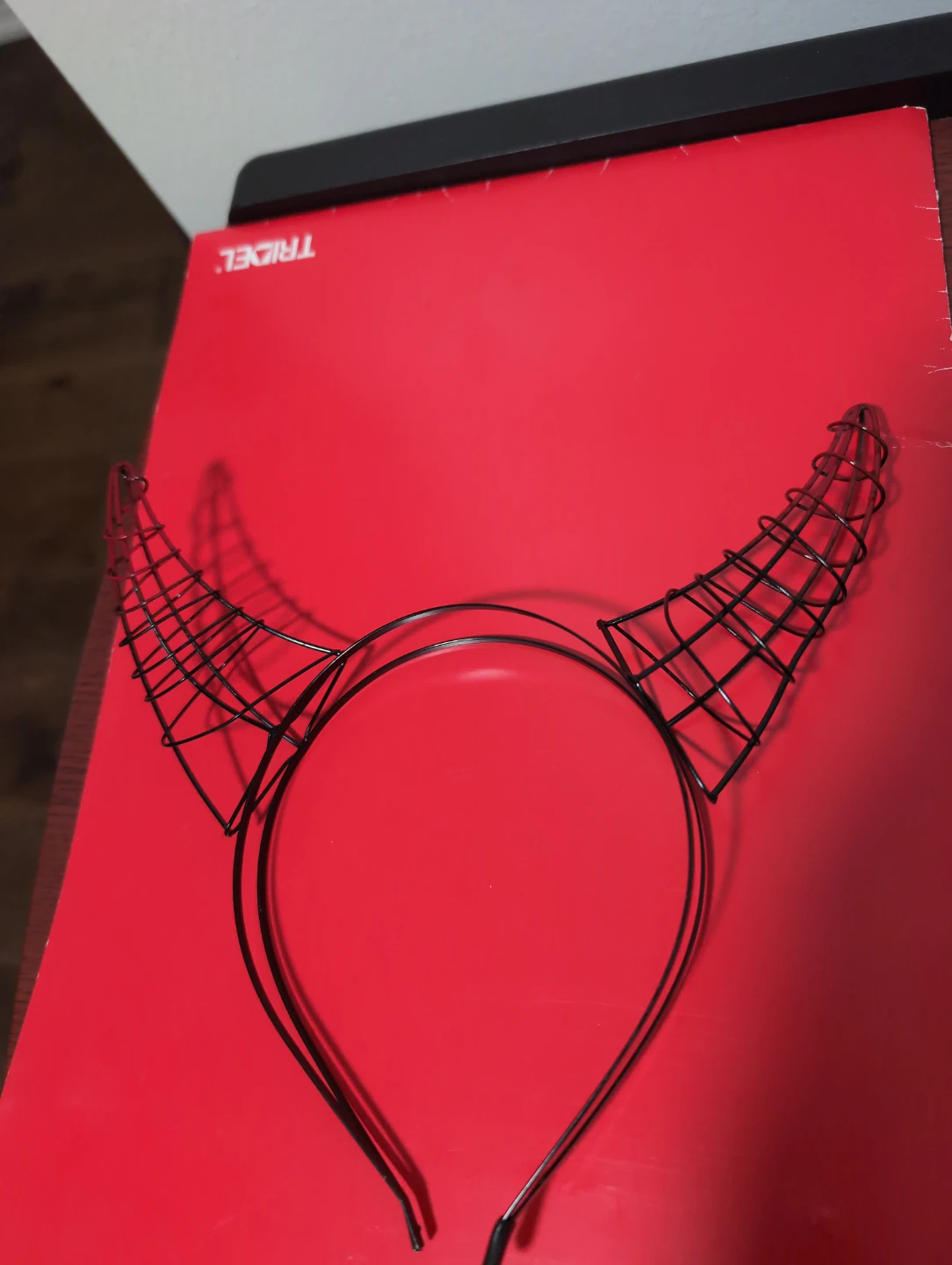 Black Wire Devil Horn Headband - photo 2