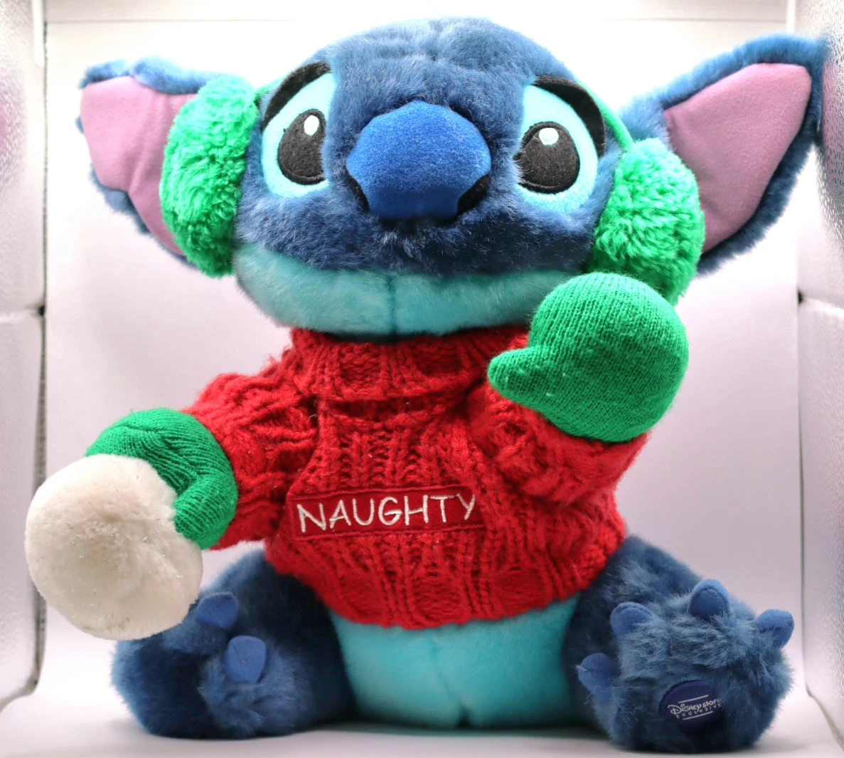 Disney Store Exclusive Stitch Holiday Plush