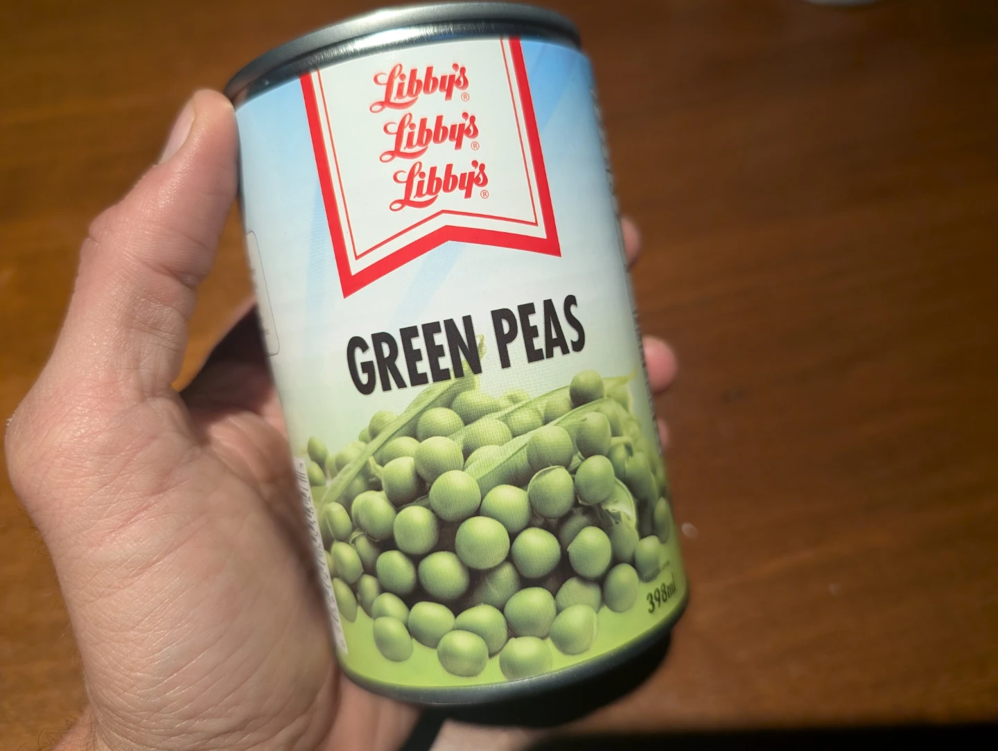 Libby's Green Peas 398ml Can