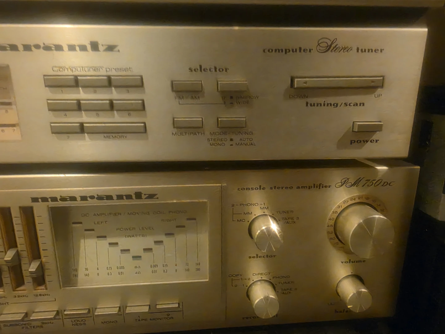 MARANTZ GOLD amp & TUNER & TECHNICS