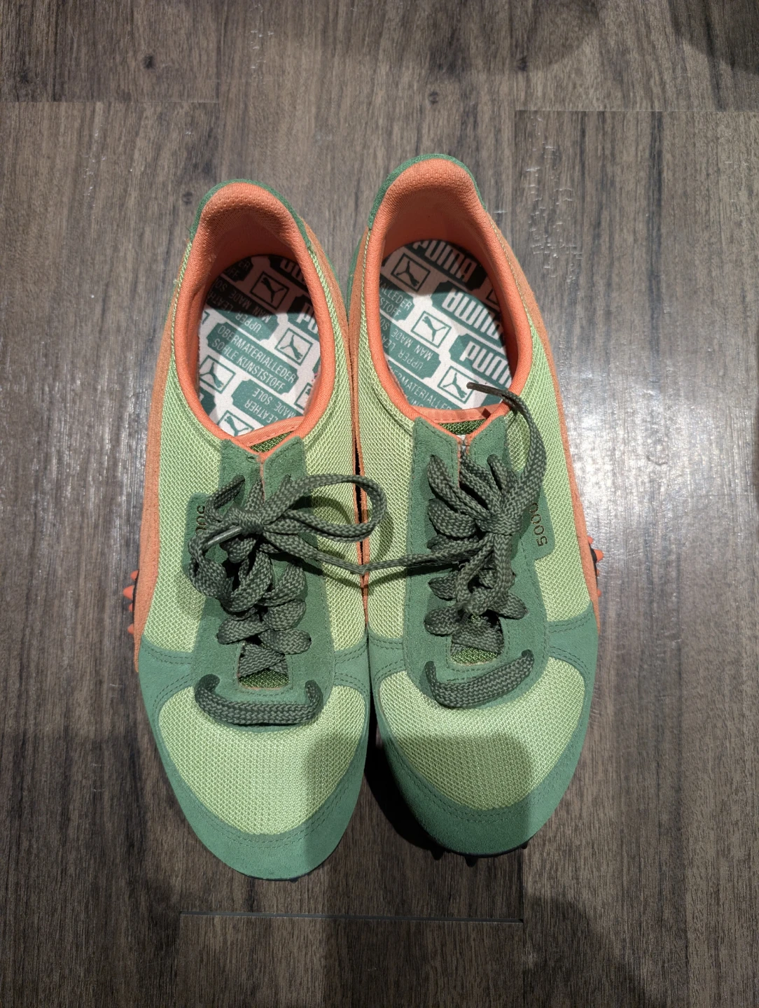 Puma 2006 5000 M Kelly Green Orange Y2K