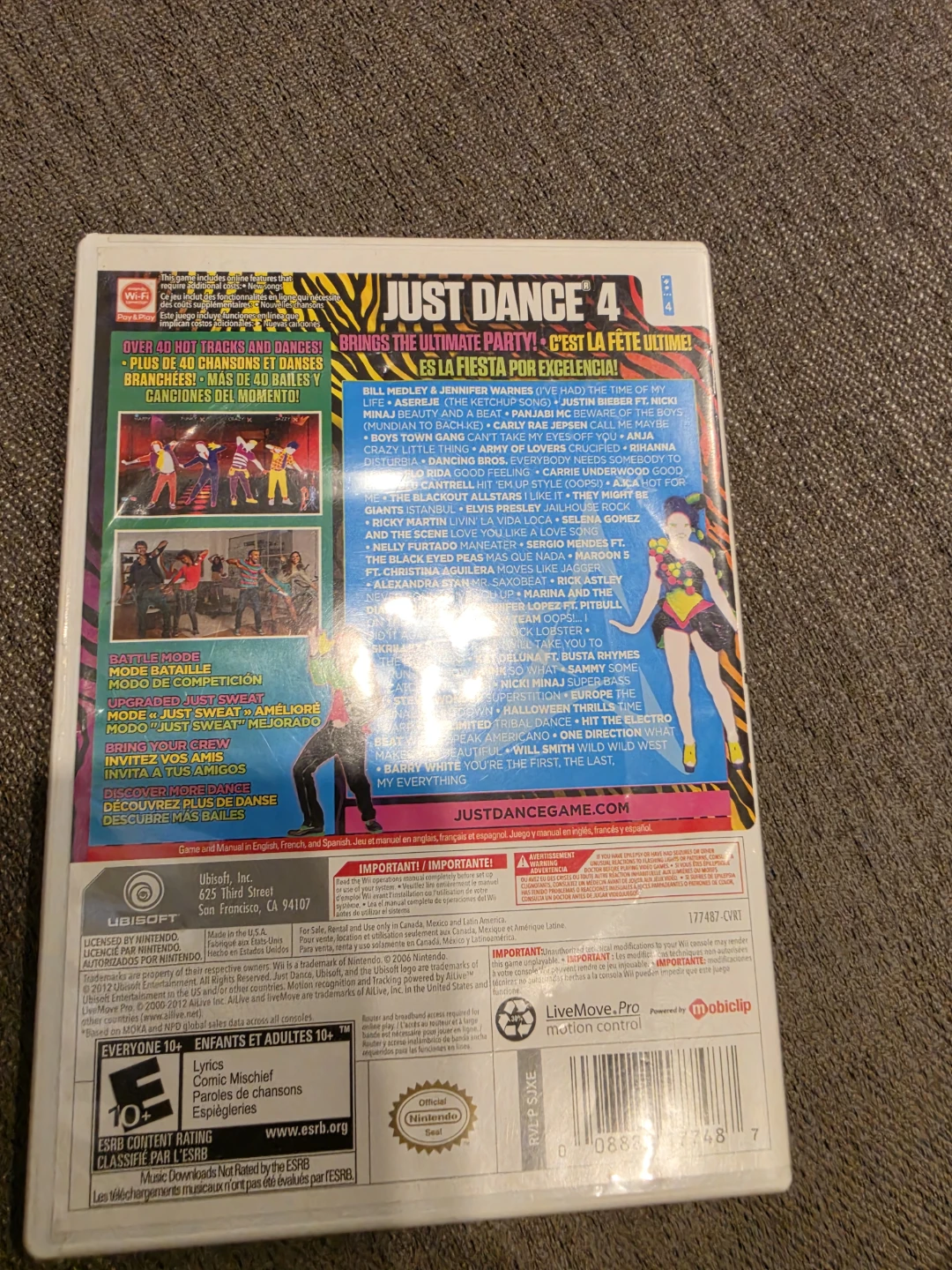 Just Dance 4 for Wii - photo 2