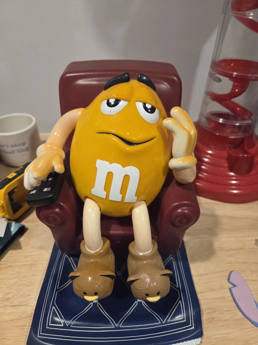 M&M Yellow Character Candy Dispenser