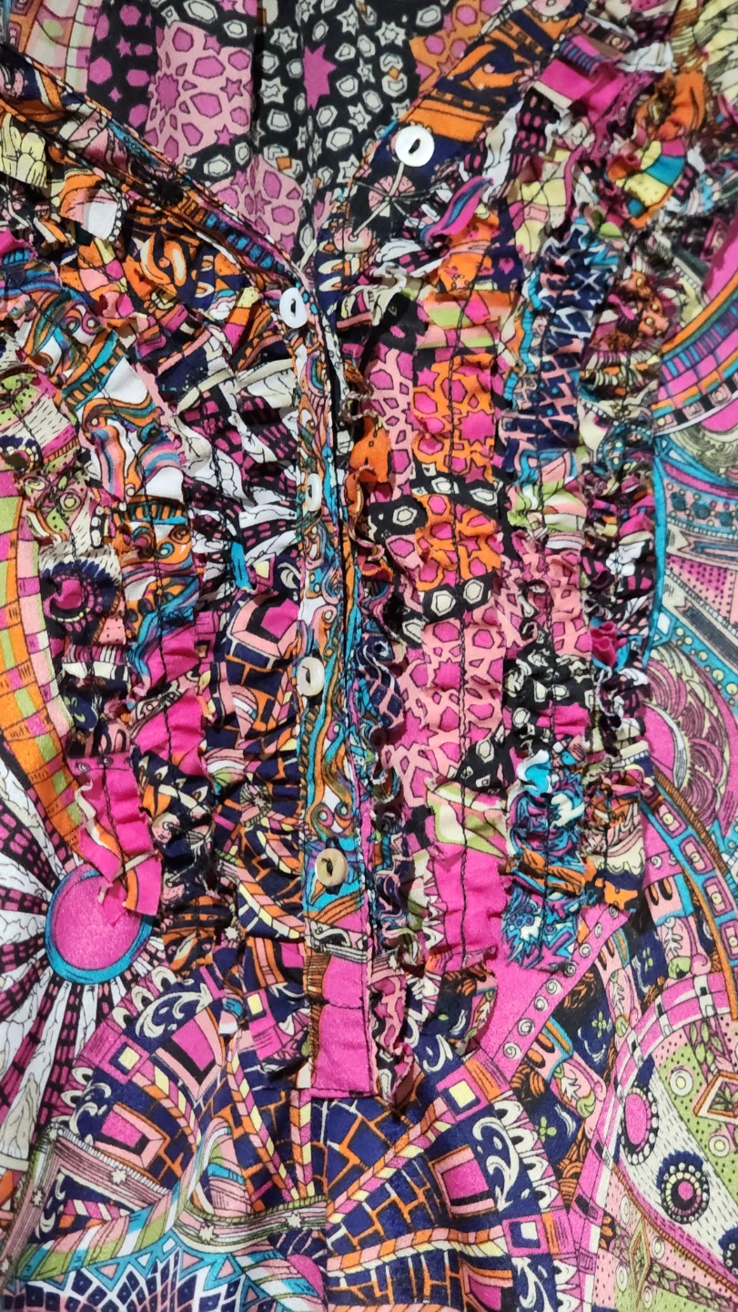 Robert Kitchen patterned blouse - photo 4