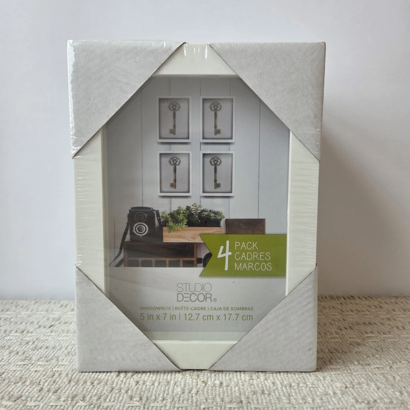 Studio Decor 5"x7" Shadowbox Frame 4-Pack
