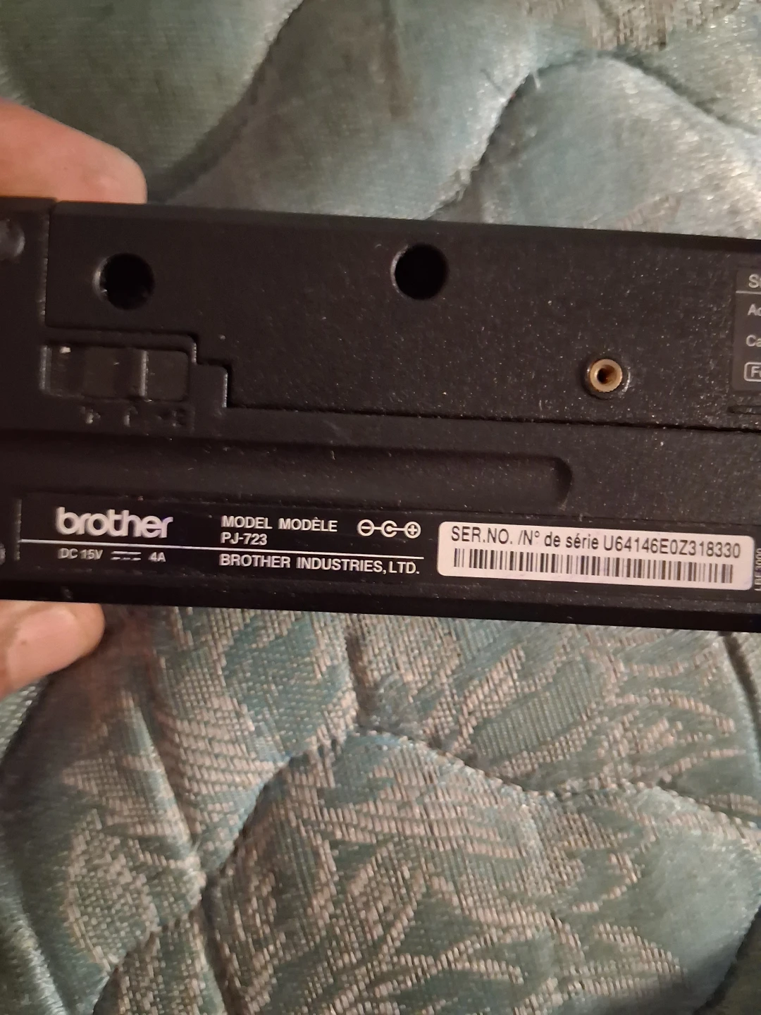 Brother PJ-723 Mobile Thermal Printer - photo 2