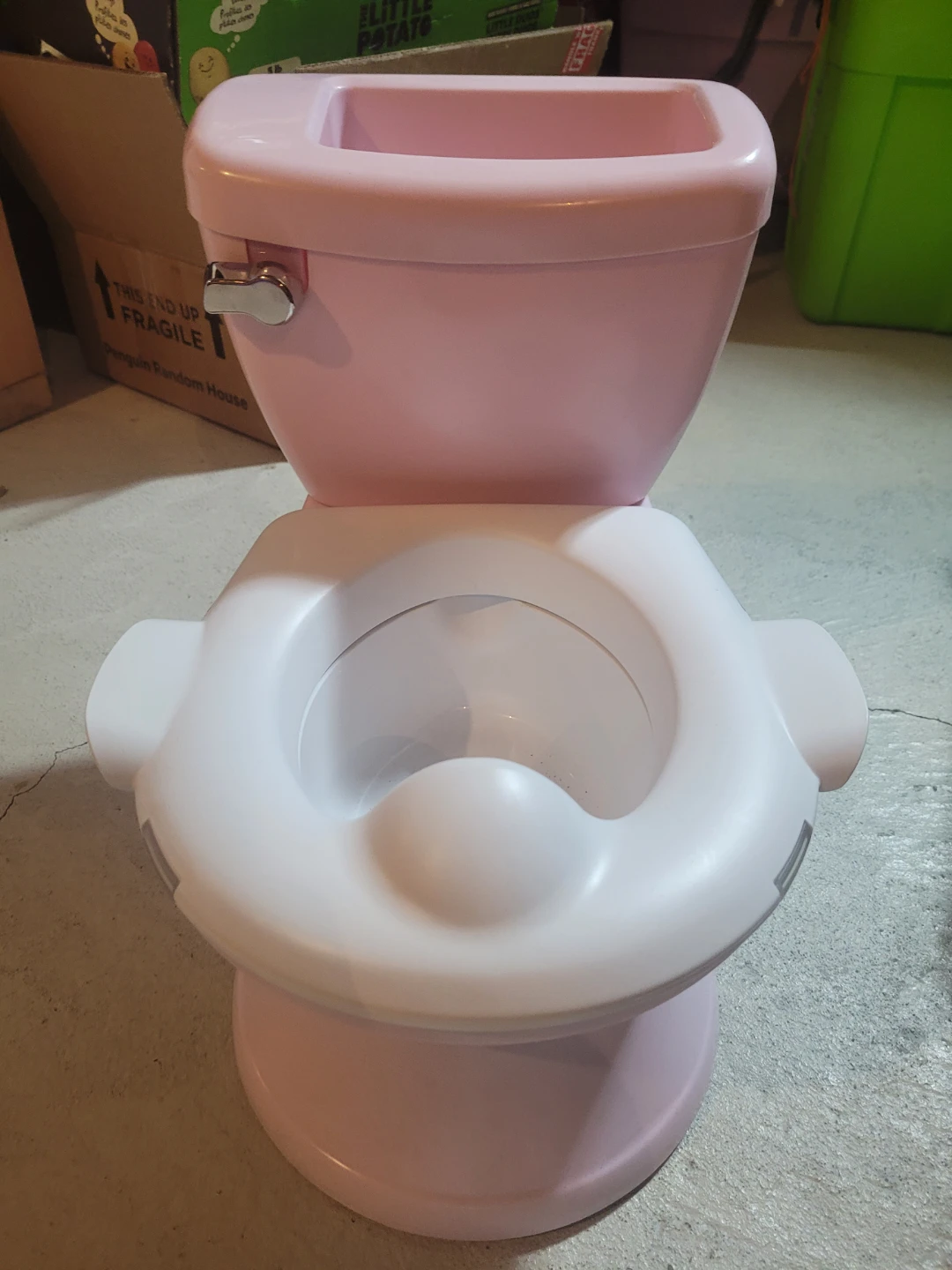 Pink Potty Training Toilet