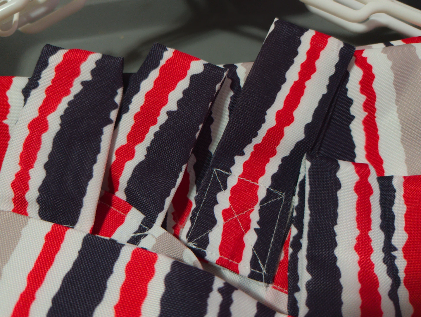 Striped Fabric Curtain - photo 2