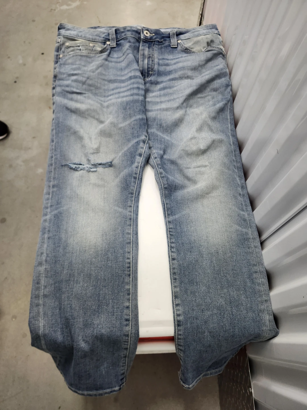 38 30  slim Denver Hayes Men's Blue Jeans