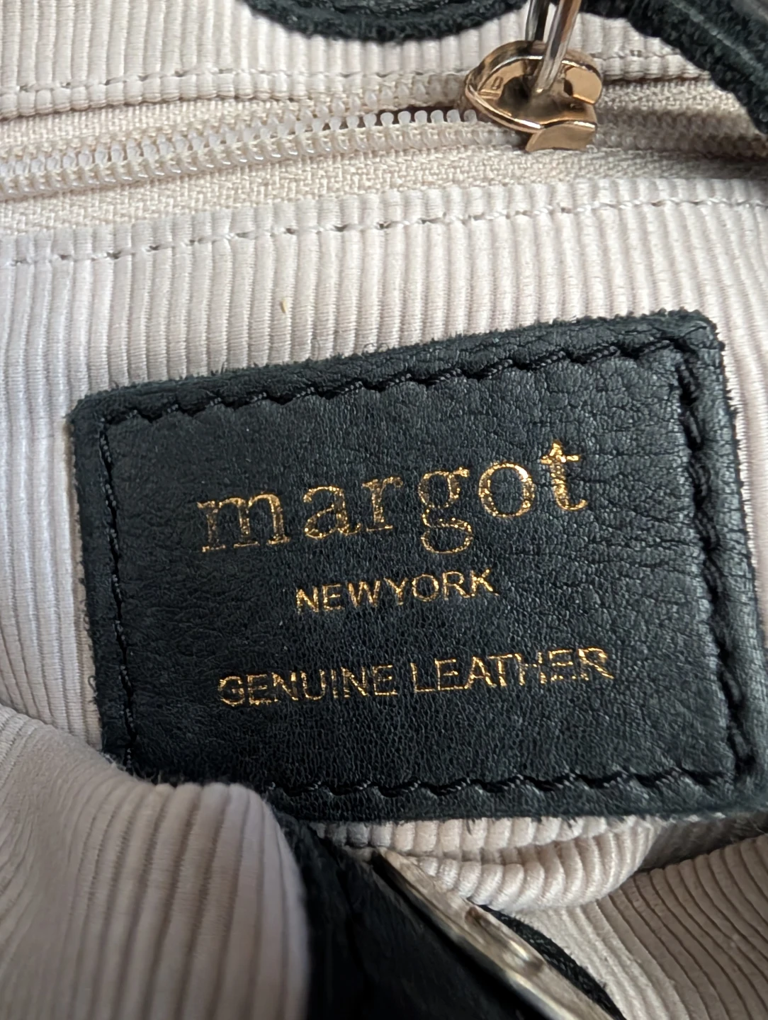 Margot New York black genuine leather crossbody bag - photo 2