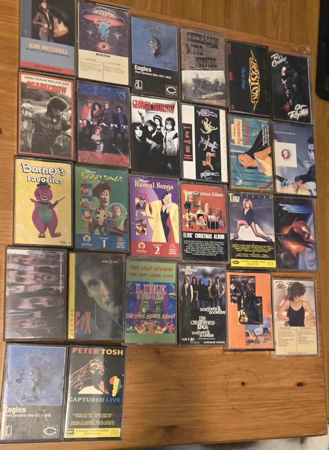 Collection of 26 Vintage Cassette Tapes