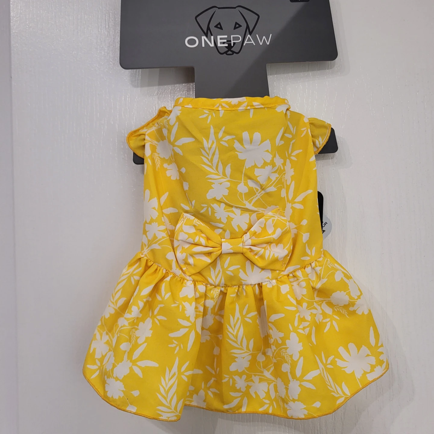 ONEPAW Yellow Floral Dog Dress