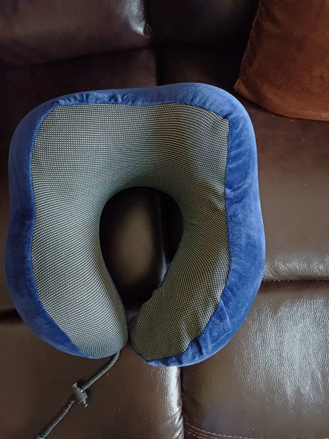 Blue Memory Latex Neck Pillow - photo 4