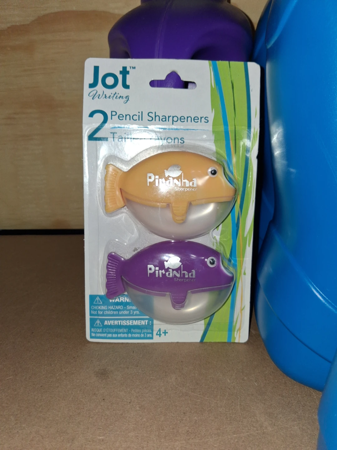 Jot Writing Piranha Pencil Sharpener Set