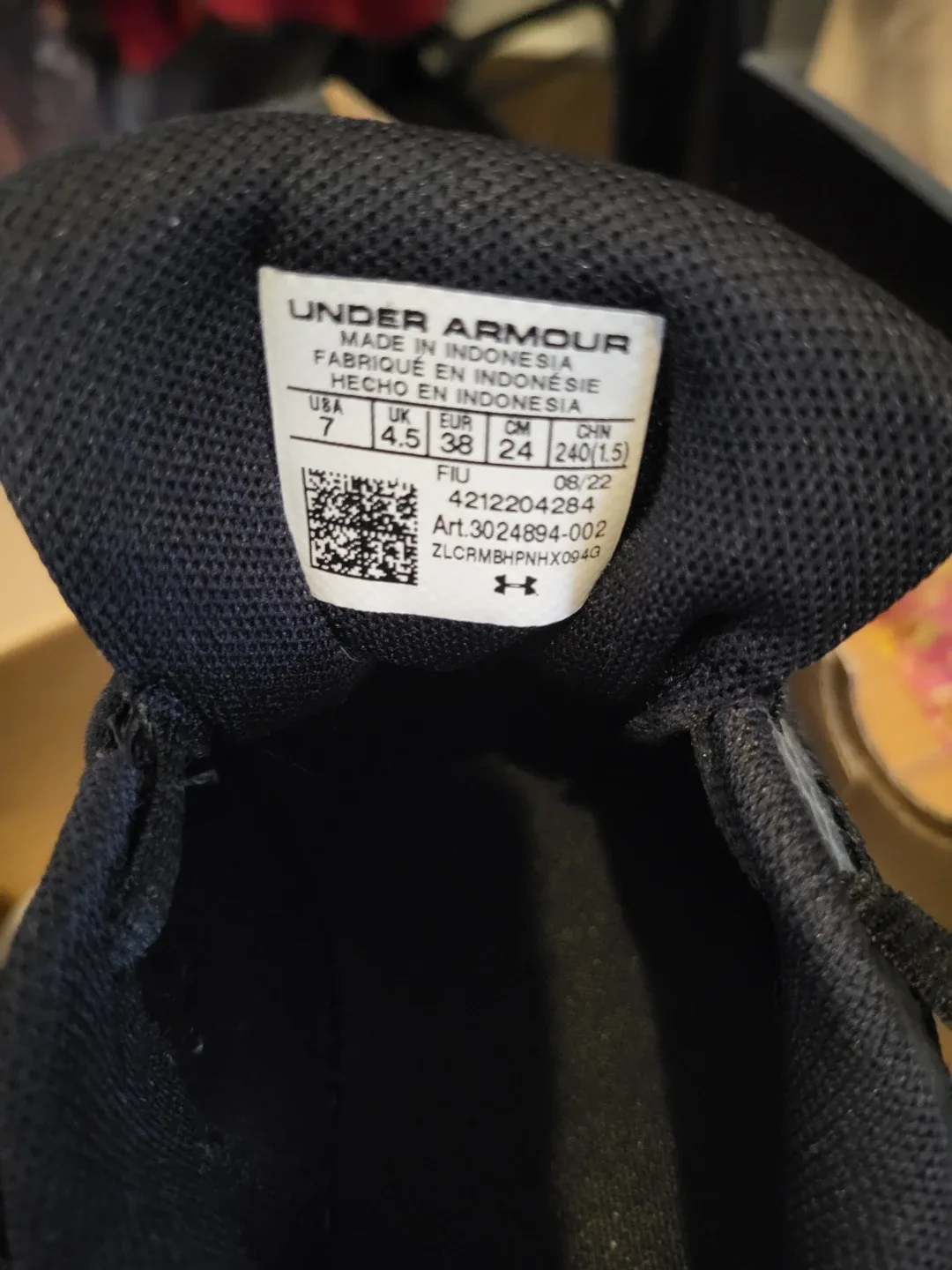 Under Armour Surge 3 Running Shoes Black Size 7 - photo 5