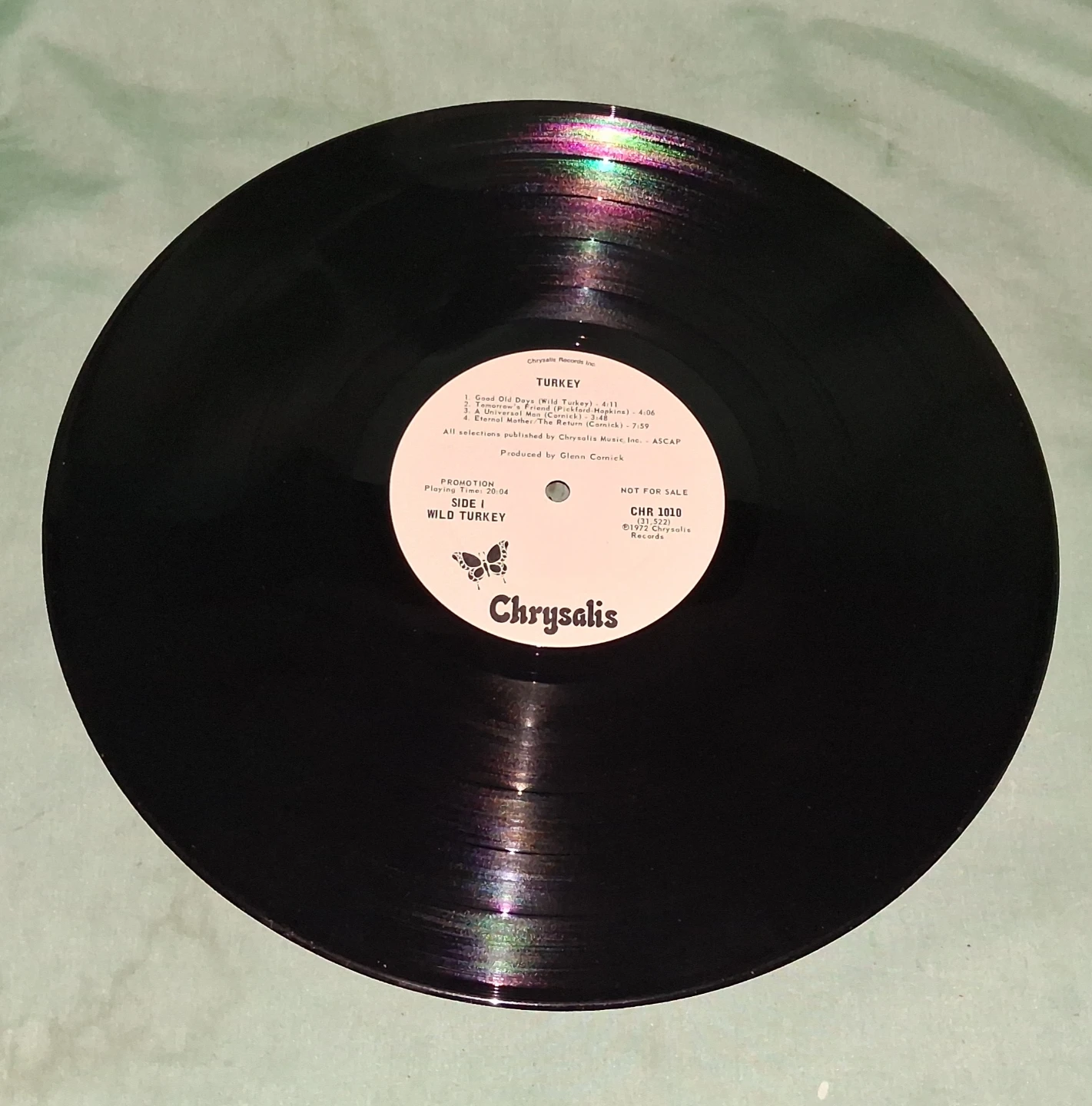Rare Turkey VG+ Condition Gatefold LP 1972 Chrysaslis Records - photo 2